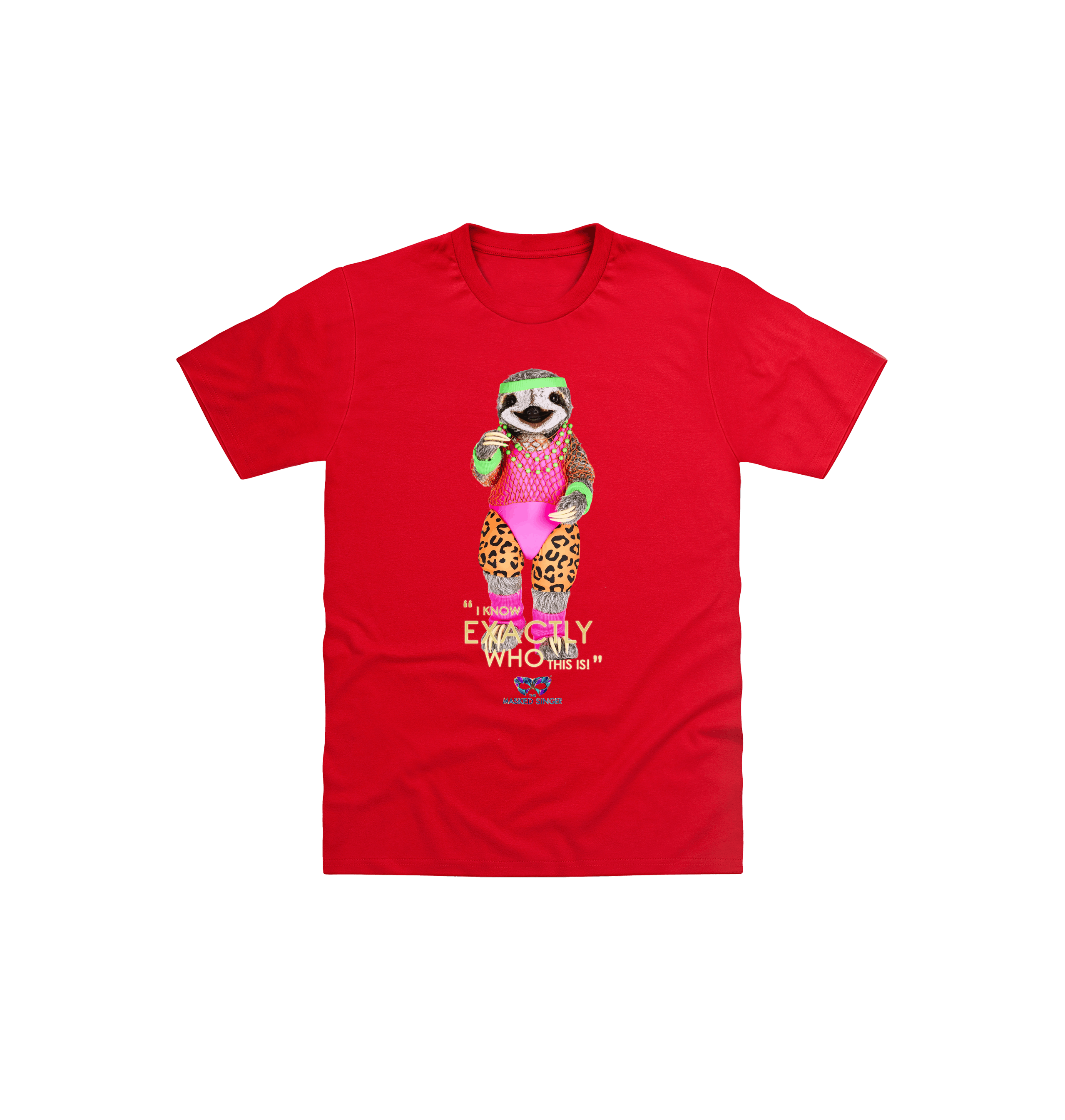Red Printed Kids T-Shirt Front